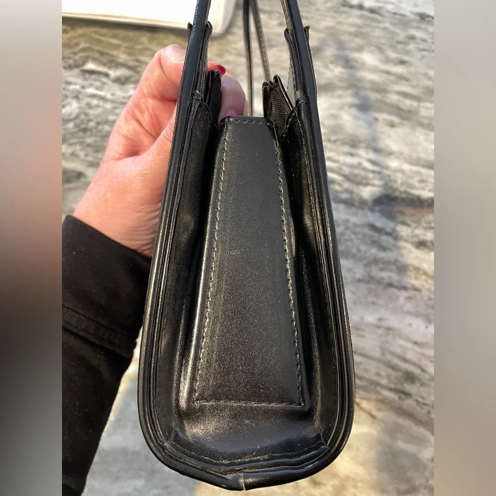 90s Inspired Black Shoulder Bag